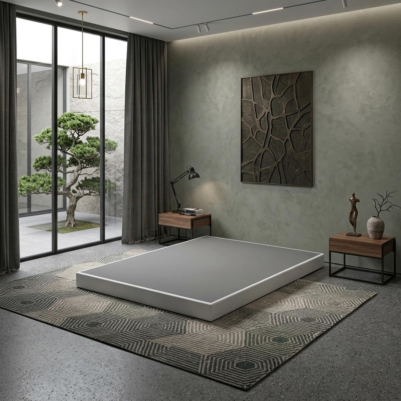 JWIFSEF King Size Box Spring 5 Inch Low Profile Mattress