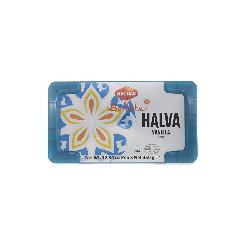Haddar by Baracke Premium Quality Vanilla Halva 12.34oz | Fine