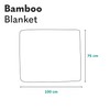 Lionelo Bamboo Blanket, Baby Blanket, Cuddly Blanket, Lightweight Bamboo Blanket,