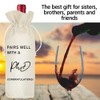Graduation Wine Bag for Doctorate Degree, PhD, and Doctor, PhD