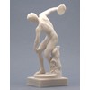 Discobolus Discus Thrower Nude Male Athlete Greek Roman Statue 21cm