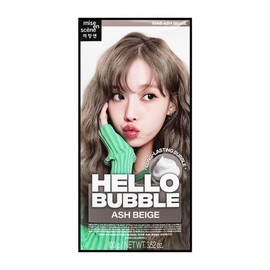 Mise-en-scène New Hello Bubble 10AB Ash Beige Hair Dye Mise-en-scène New Hello Bubble 6A Dusty Ash Hair Dye / 미쟝센 뉴 헬로버블 10AB 애쉬베이지 염색약 미쟝센 뉴 헬로버블 6A 더스티애쉬 염색약