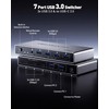 USB 3.0 Switch for 2 Computers, Sharing 4 USB-A &