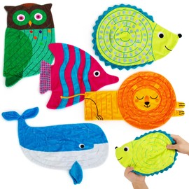 Inbeby - Alfombra de laberinto de mármol para aliviar el estrés (laberinto animal)