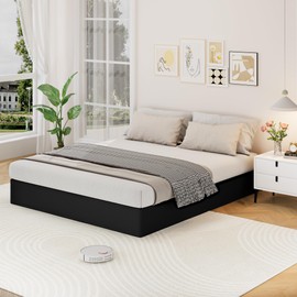 Awesofurni Queen Box Spring, 10 Inch High Profile Box Spring for Queen Bed, Black 3000 lbs Heavy Duty Metal Frame Mattress Foundation with Fabric Cover, Easy Assembly-Noise Free