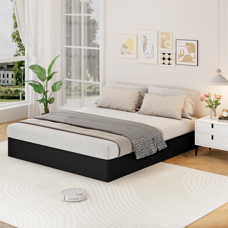 Awesofurni Queen Box Spring, 10 Inch High Profile Box Spring