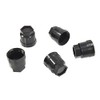 1985-1996 Corvette Wheel Lug Nut Cap Black Plastic Set of