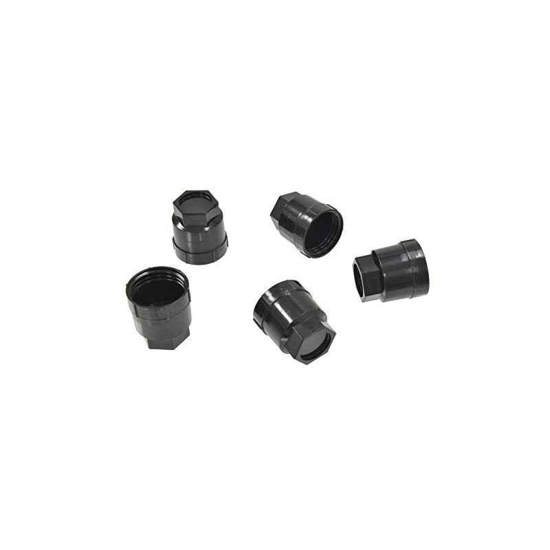 1985-1996 Corvette Wheel Lug Nut Cap Black Plastic Set of
