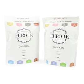 EURO TE Duo Pack de Tés Blancos Aromáticos con 100gr de Blanco Aniversario y 100g de Blanco Coco Thai, Tés de hoja suleta