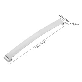 Gatuida 30pcs Sturdy Metal French Hair Clips Single Prong Barrettes for DIY Crafts Handmade Hairpin Accessories Non Slip Hair Clip Parts for Women Styling and Hairdressing