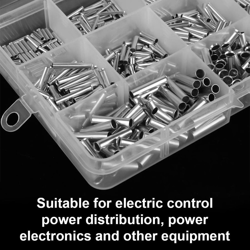 Duoleimi Wire End Ferrules Set - 600 Pieces Cable Sleeves
