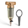 iSpring WSP-50 Reusable Whole House Spin Down Sediment Water Filter,