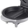 Brentwood TS-255 Non-Stick Electric, Silver Omelet Maker 5.75"x 9.5"x 11".