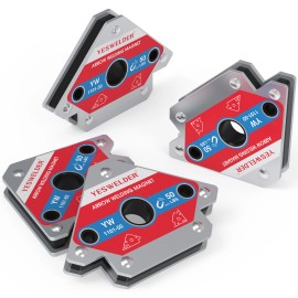 YesWelder 4 pcs 50lbs Arrow Welding Magnet Set Welder Soldering Angle Holder