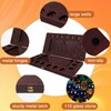 4-Player Mancala Board Game, Foldable Solid Wood with 110 Multi-Coloured