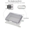 Zulkit Junction Box,IP67 Waterproof Electrical Box Hinged Clear Cover Stainless