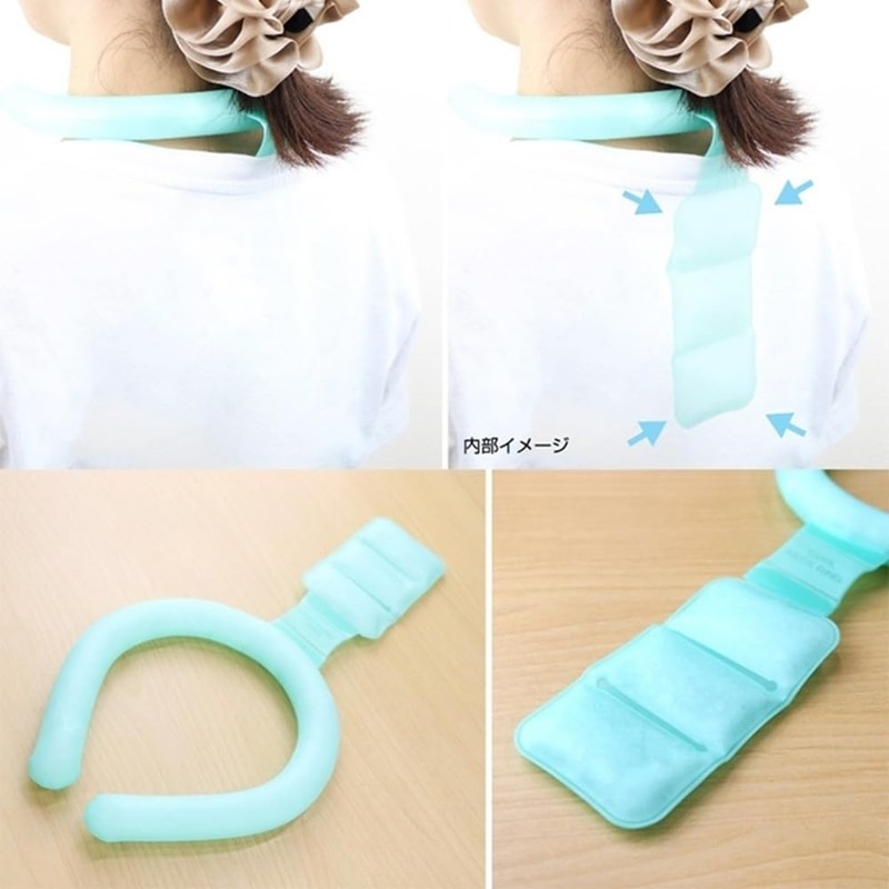 PCM Cool Panel Neck Ring, Medium, Large, Unisex, Ice Band,