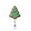 Christmas Badge Reel, Christmas Tree Cookie Badge Clip, Badge Holder
