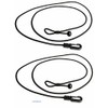 H2o Kayaks Black Heavy Duty Monoflex ™Shock Cord Paddle/Rod Leash