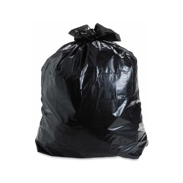 55 Gallon Trash Bags 3 MIL Contractor, Large Thick Heavy Duty Garbage Bag, Extra Large Trash Can Liner Bags, 36x52 55gal Drum Liners 3mil (25)