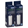 2-pack DeLonghi water filter for coffee machines suitable for ECAM,
