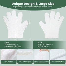 Gardner Pet Dog Wipes for Paws and Butt, Dog Wipes Cleaning Deodorizing Bath Wipes, Soothing Pets Wipes with Coconut Oil, Extra Thick Cat Wipes, Puppy Wipes, Unscented 24 Counts