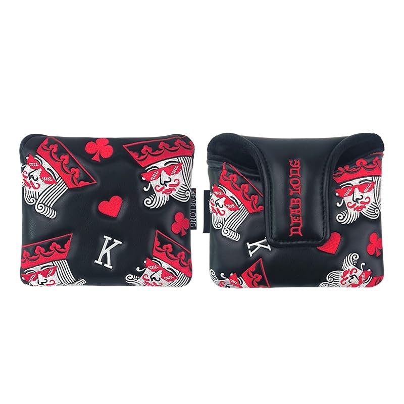 KOOLEVER Mallet Putter Headcover, Golf Putter Head Covers, PU Leather