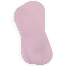 Clair de Lune 2 Pack Fitted Jersey Cotton Moses Basket Sheets 74 x 30 cm (Pink)