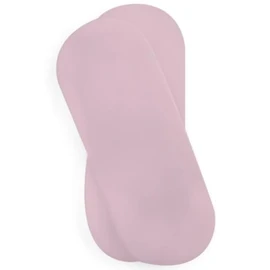 Clair de Lune 2 Pack Fitted Jersey Cotton Moses Basket Sheets 74 x 30 cm (Pink)