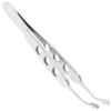 Gatuida Stainless Steel Eyelid Forceps Meibomian Gland Expressor Tweezers for