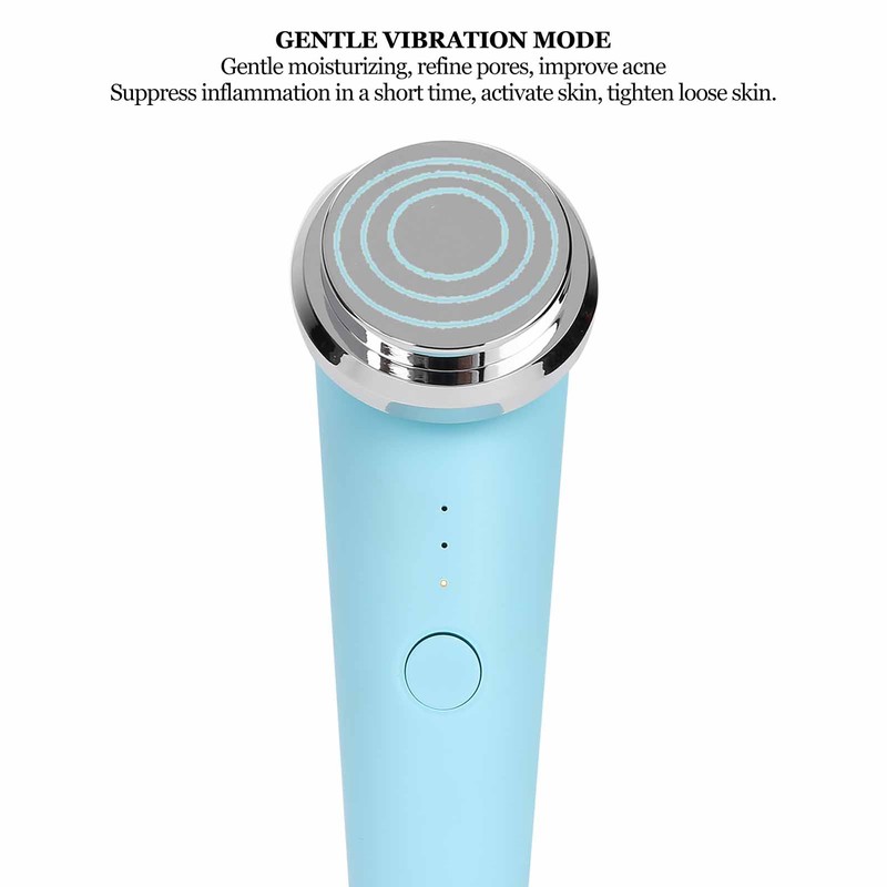 Household Vibration Facial Cleansing Machine Serum Import Massage Beauty InstrumentBlue