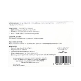 PLATINUMMAX Células Madre | Regenera, Repara, Uniforma, Tonifica, Hidratación Profunda) 3 Viales de 10 Ml c/u