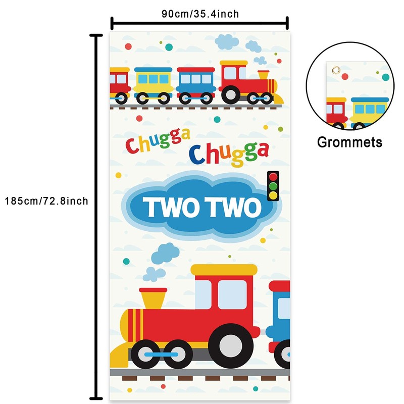 Happy Bithday Banner TrainTwo