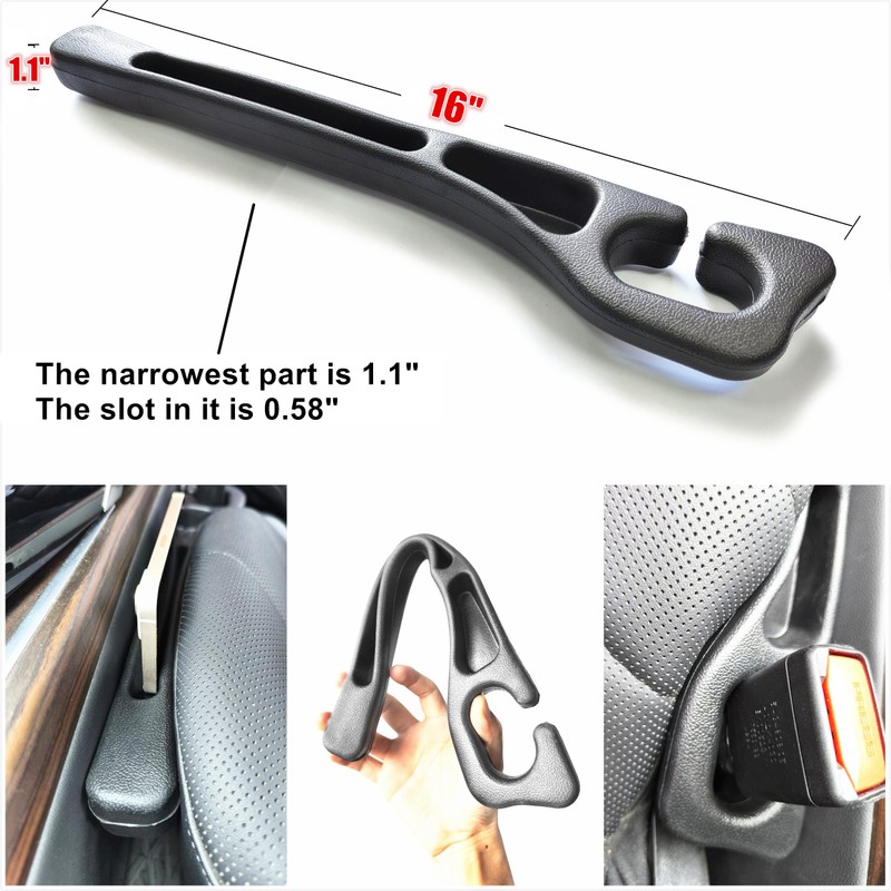 Wuzno 2 Pack No Drop Car Seat Gap Filler Guard,