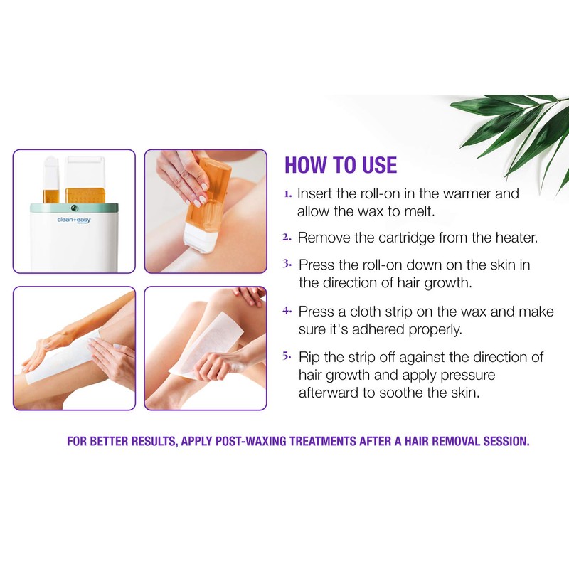 Clean + Easy Roll On Wax Kit – Hair Removal