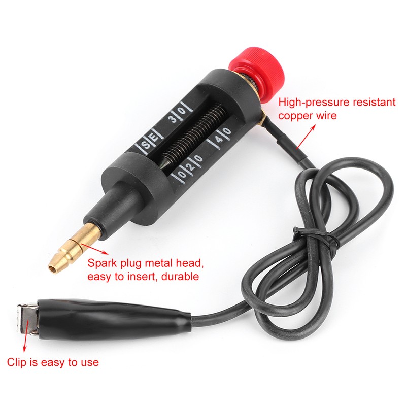 Adjustable Spark Plug Tester In Line Car Autos Ignition System