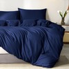 IR Imperial Rooms Navy Duvet Cover King Size Double Brushed