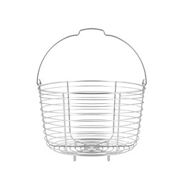 INOXPRAN - Cestello Cuocivapore INOXBASKET, Cestello per Cottura a Vapore in Acciaio Inossidabile, Ø 19 cm, Accessorio per Pentole Resistente ad Urti e Graffi, per Cucinare Piatti Sani e Leggeri