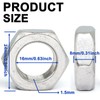 2pcs M16 ID x 1.5mm Pitch - 8mm Thickness Fine