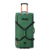 Jeep JS005A Two Wheel Rolling Travel Duffle Bag, Elm Green,