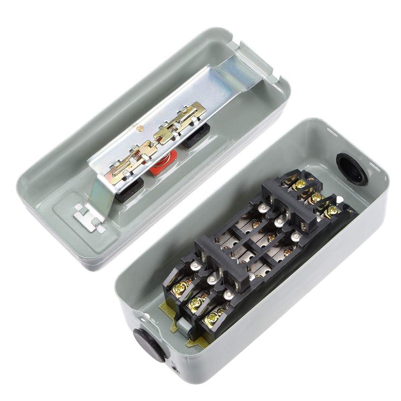 uxcell Self Locking Forward Stop Reverse Pushbutton Push Button Station