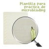 Pack 5 Piel Sintética Microblading 3D Practica Tatuaje Beige Ceja