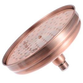 DOITOOL Copper Shower Head High Pressure Rain Shower Head Vintage Retro Shower Sprayer Bath Rainfall Sprinkler Nozzle Replacement for Bathroom Single Head