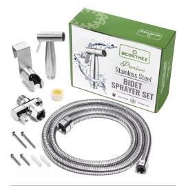 GASLIKE Handheld Bidet Sprayer for Toilet, Stainless Steel Bathroom Personal Hygiene