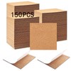 150 PCS self Adhesive Cork for Coasters, Bulk 4"x 4"