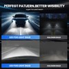Ligrel H11/H8/H9/H16 fog light Bulbs|Universal Fit|Front Position|Upgraded140W|13000LM|6500K Cool White|IP68 Waterproof|Pack
