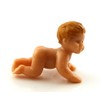 Dollhouse Baby Girl Crawling Miniature People Nursery Accessory 1:12 Doll