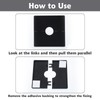 PEOVLVN 2 Pcs Plumbing Cover Plates, Square Shower Arm Flange