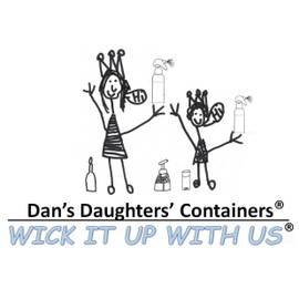 Dan's Daughters' Containers 1/4" x 10' Wick It Up with US 1/4" Round Fiberglass Wicks 10' Kerosene Oil Lamps Lanterns Torch Wine Bottle Candle Mood Lighting (14)(1 4) Emergency Lighting