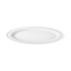 Seltmann Beat Serving Plate, Oval, White, 31 cm x 24